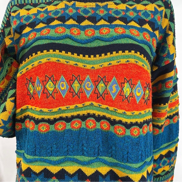 Oversized Coogi-esque Cabincore Knit Jumper - Picture 6 of 12